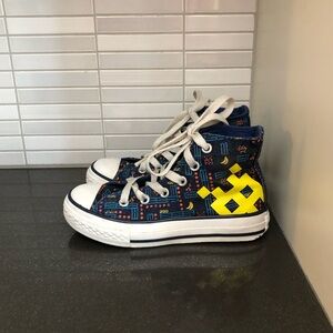 Kids Pac-Man Converse Chuck Taylor high tops